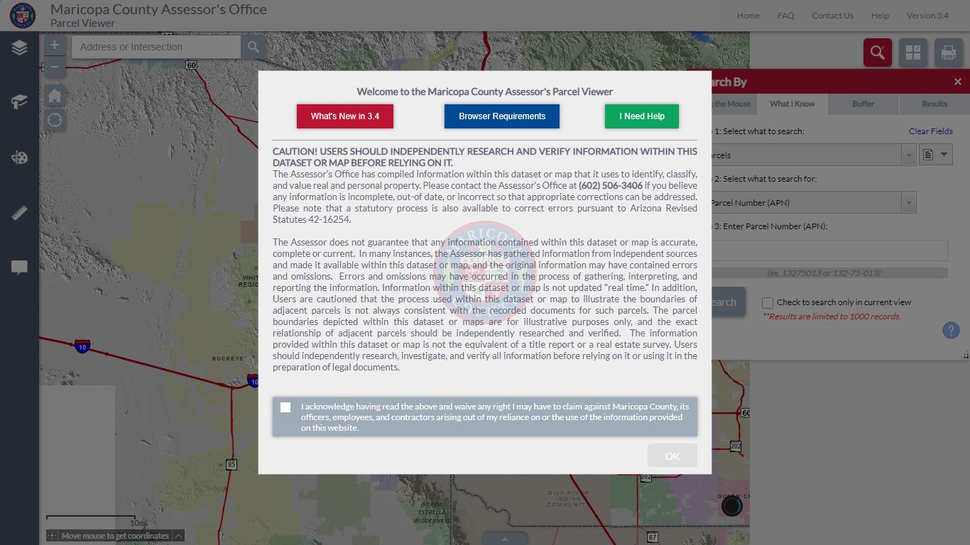 Parcel Visualization - Maricopa County, Arizona